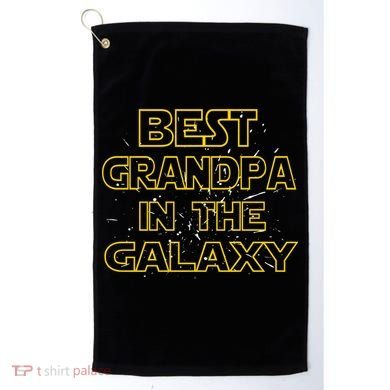 Best Grandpa In The Galaxy Golf Towel