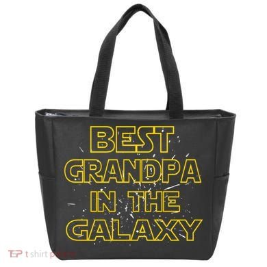 Best Grandpa In The Galaxy Tote Bag