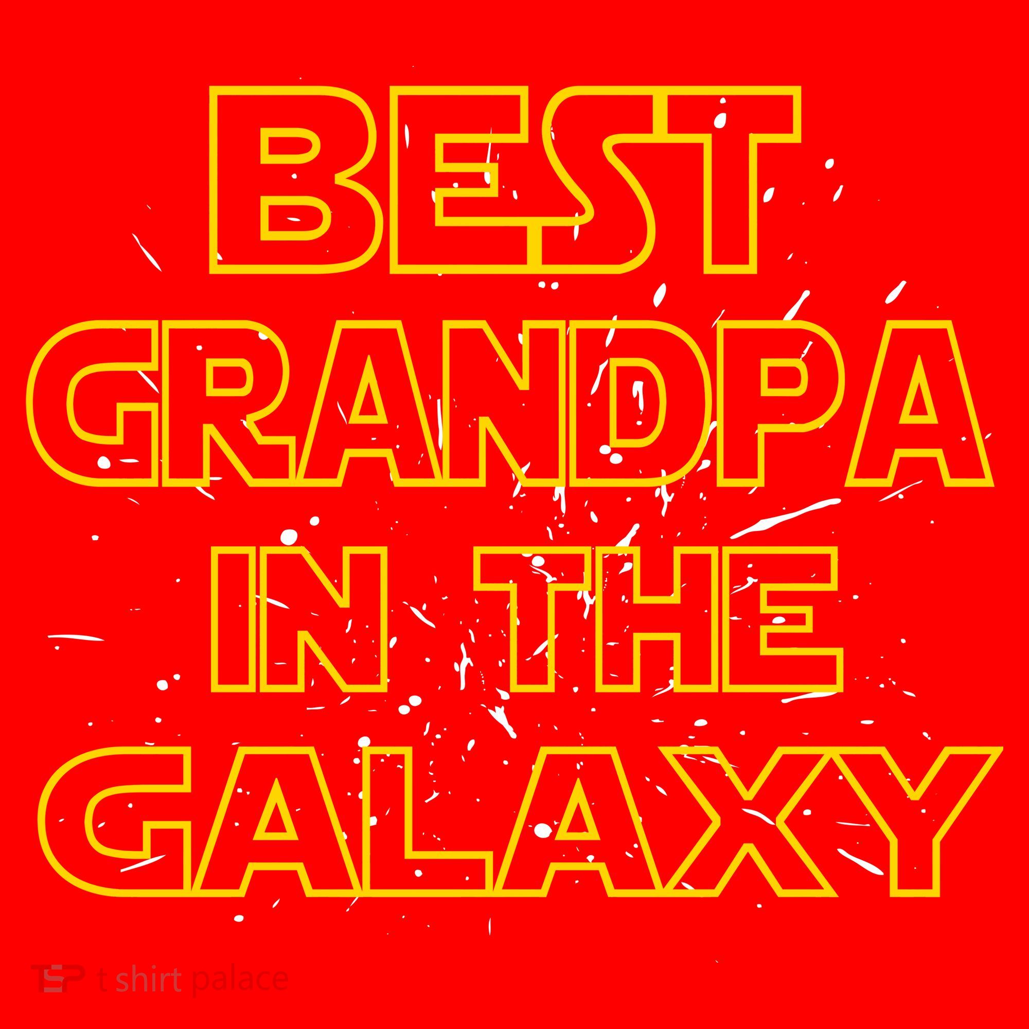 Best Grandpa In The Galaxy Santa Hat