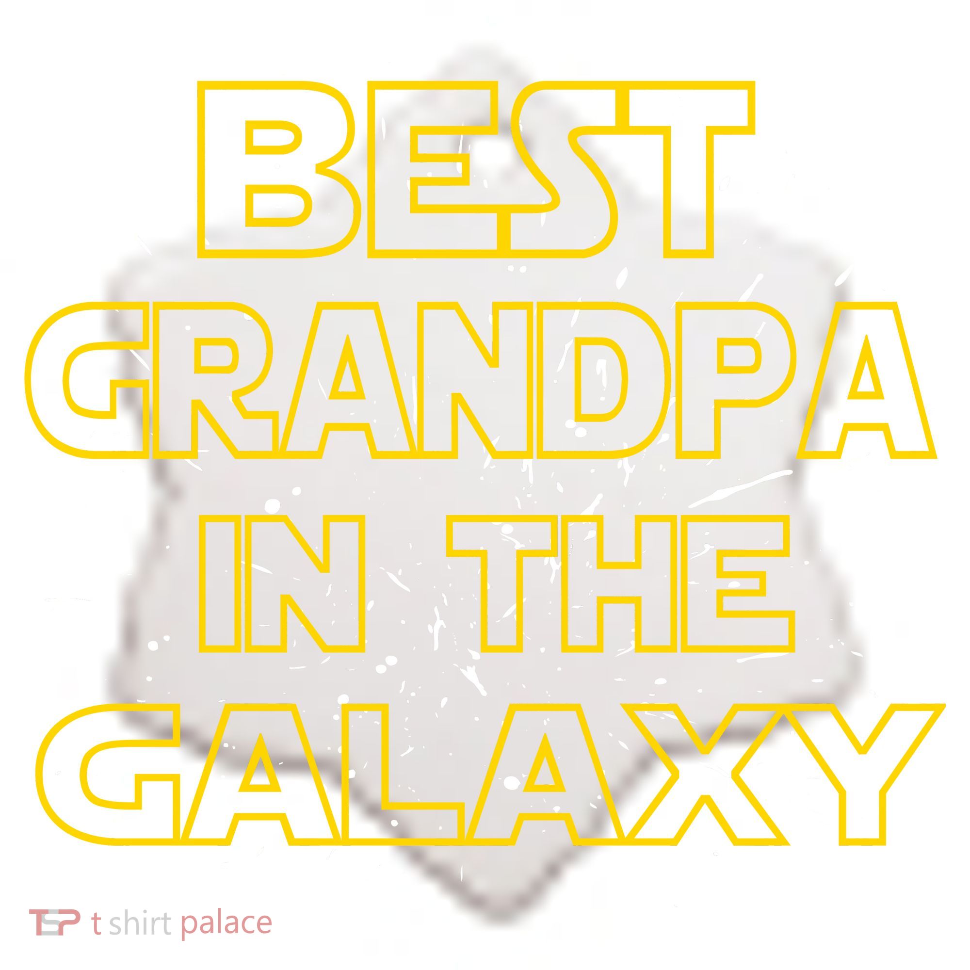 Best Grandpa In The Galaxy Ceramic Ornament