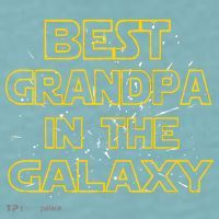 Best Grandpa In The Galaxy Sueded Cloud Jersey T-Shirt thumb 2