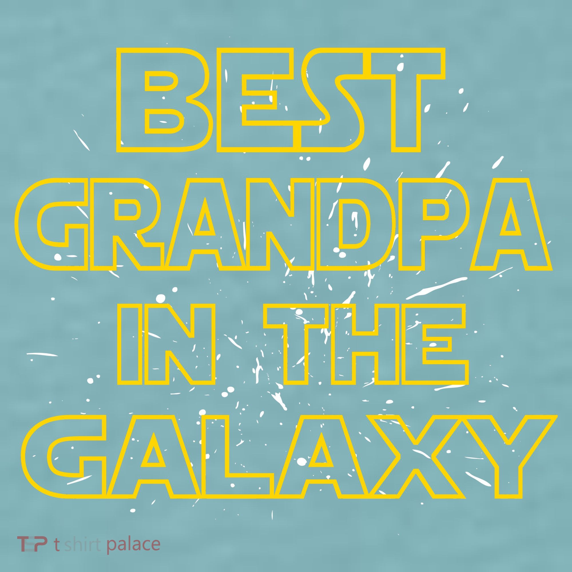Best Grandpa In The Galaxy Sueded Cloud Jersey T-Shirt