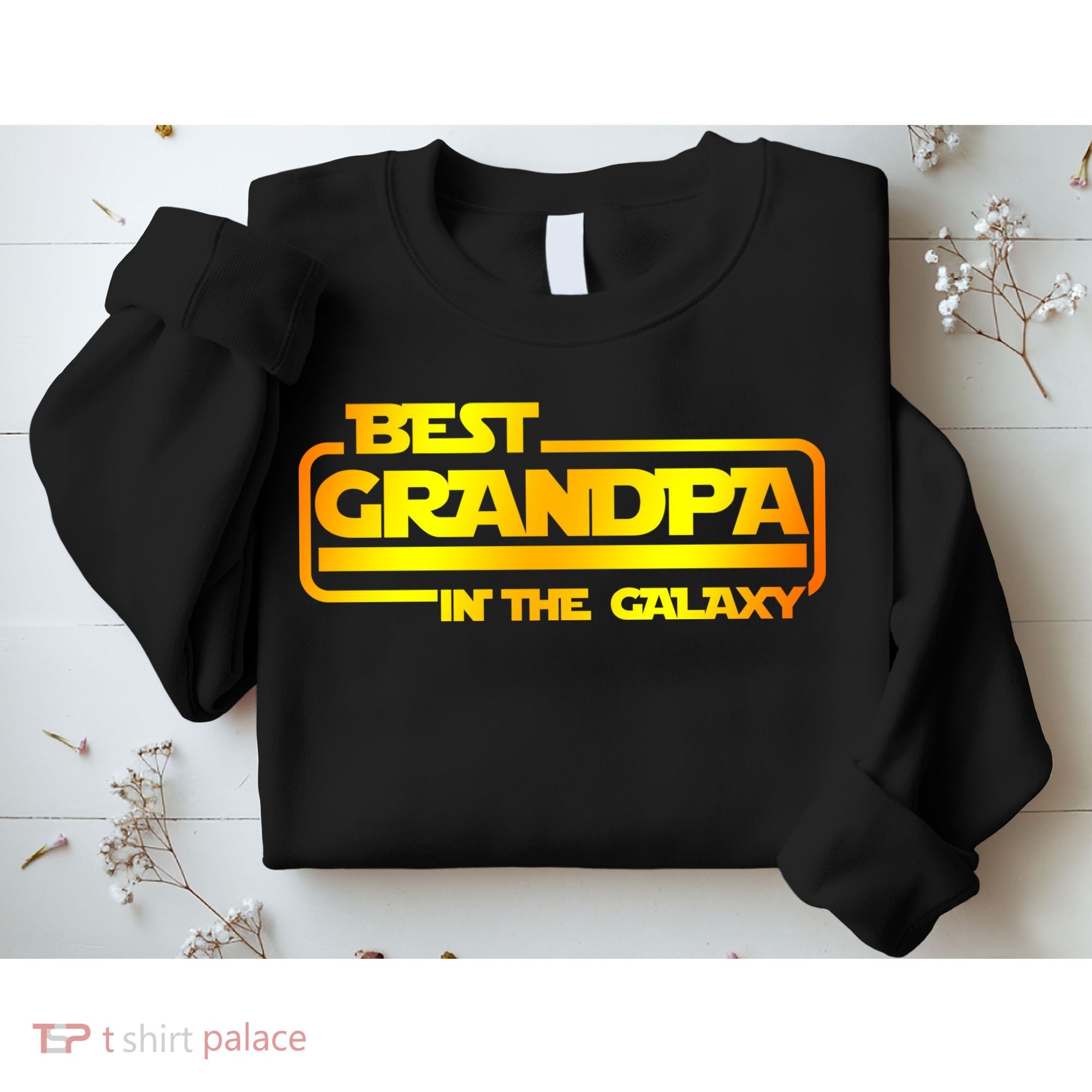 Best Grandpa In The Galaxy Funny Sweatshirt
