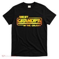 Best Grandpa In The Galaxy Funny T-Shirt thumb 0