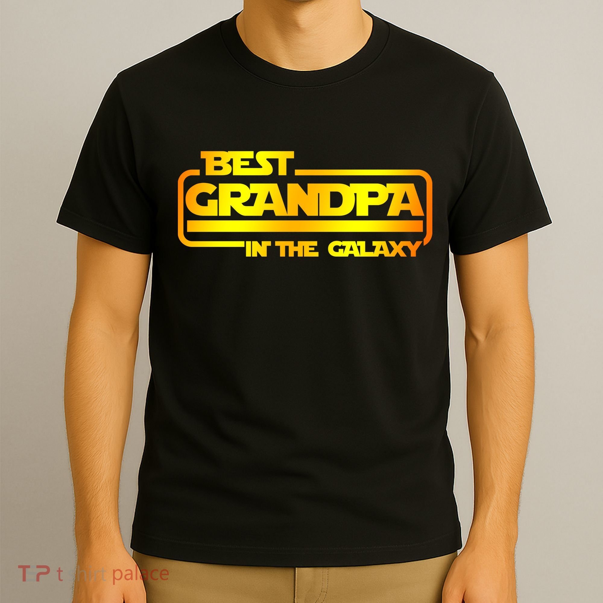 Best Grandpa In The Galaxy Funny T-Shirt