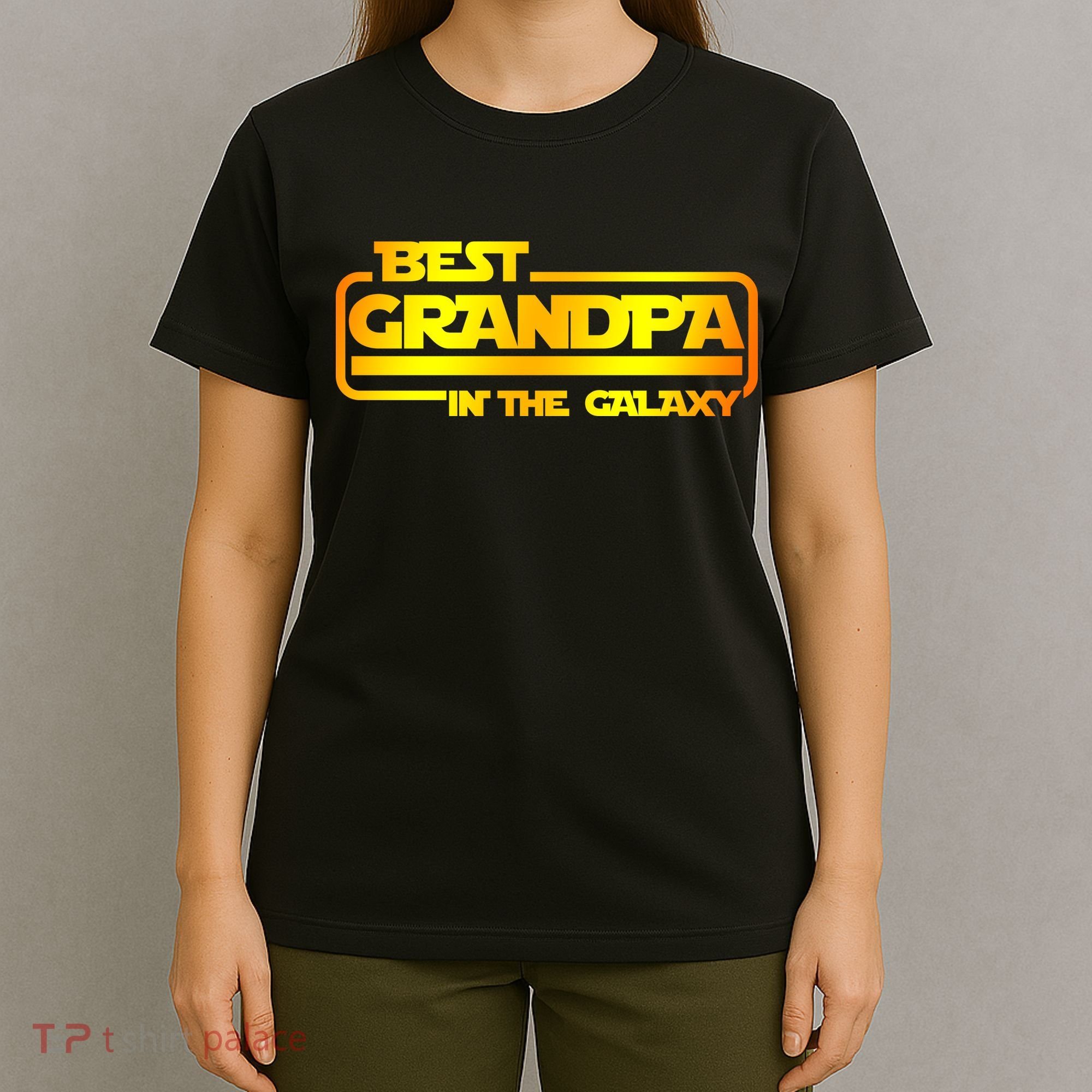 Best Grandpa In The Galaxy Funny T-Shirt