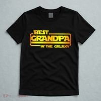 Best Grandpa In The Galaxy Funny T-Shirt thumb 5