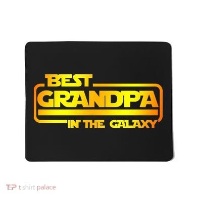 Best Grandpa In The Galaxy Funny Mousepad