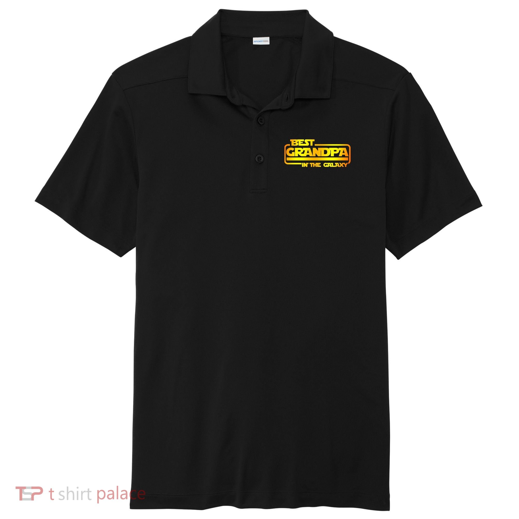 Best Grandpa In The Galaxy Funny Sport-Tek Posi-UV Pro Polo