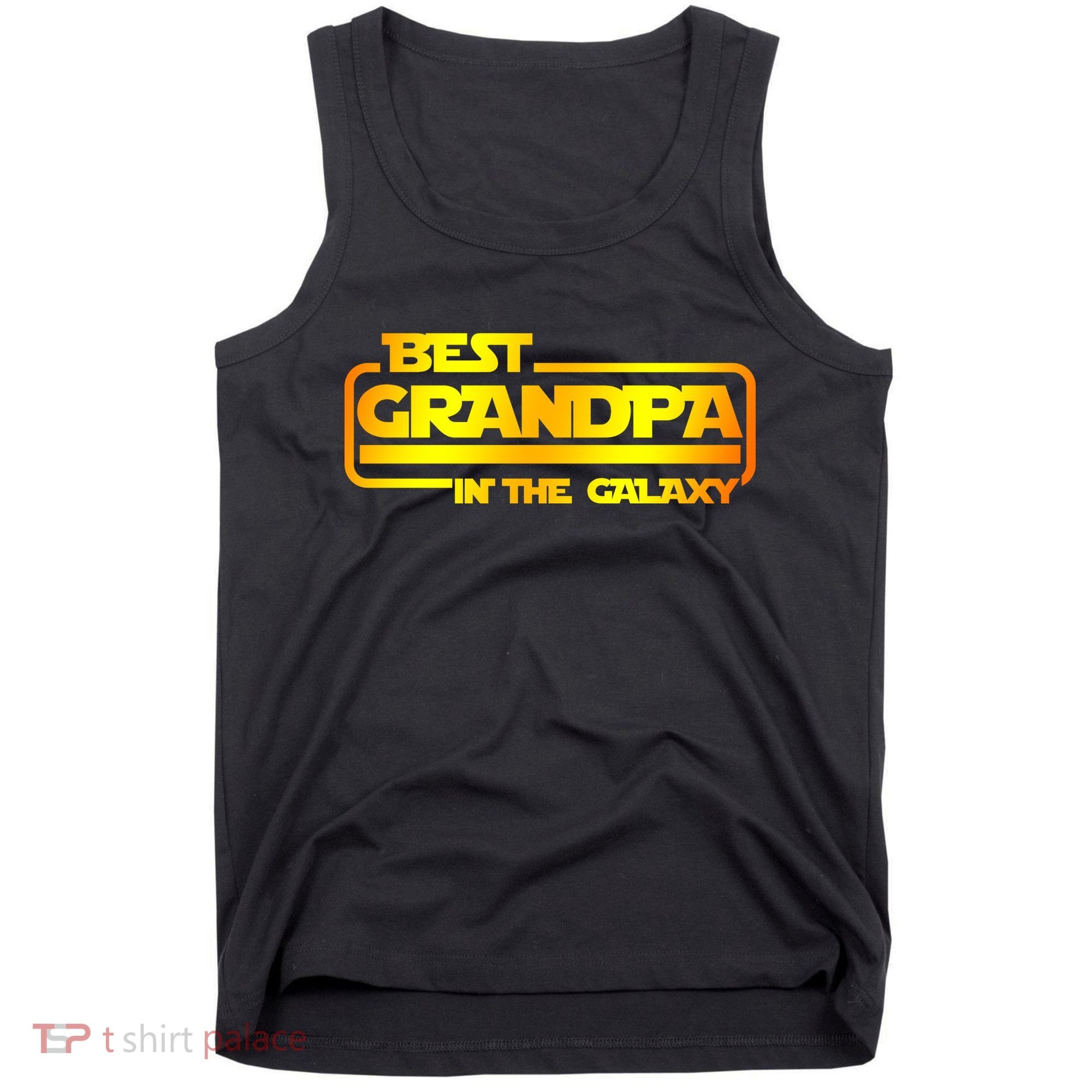 Best Grandpa In The Galaxy Funny Tank Top