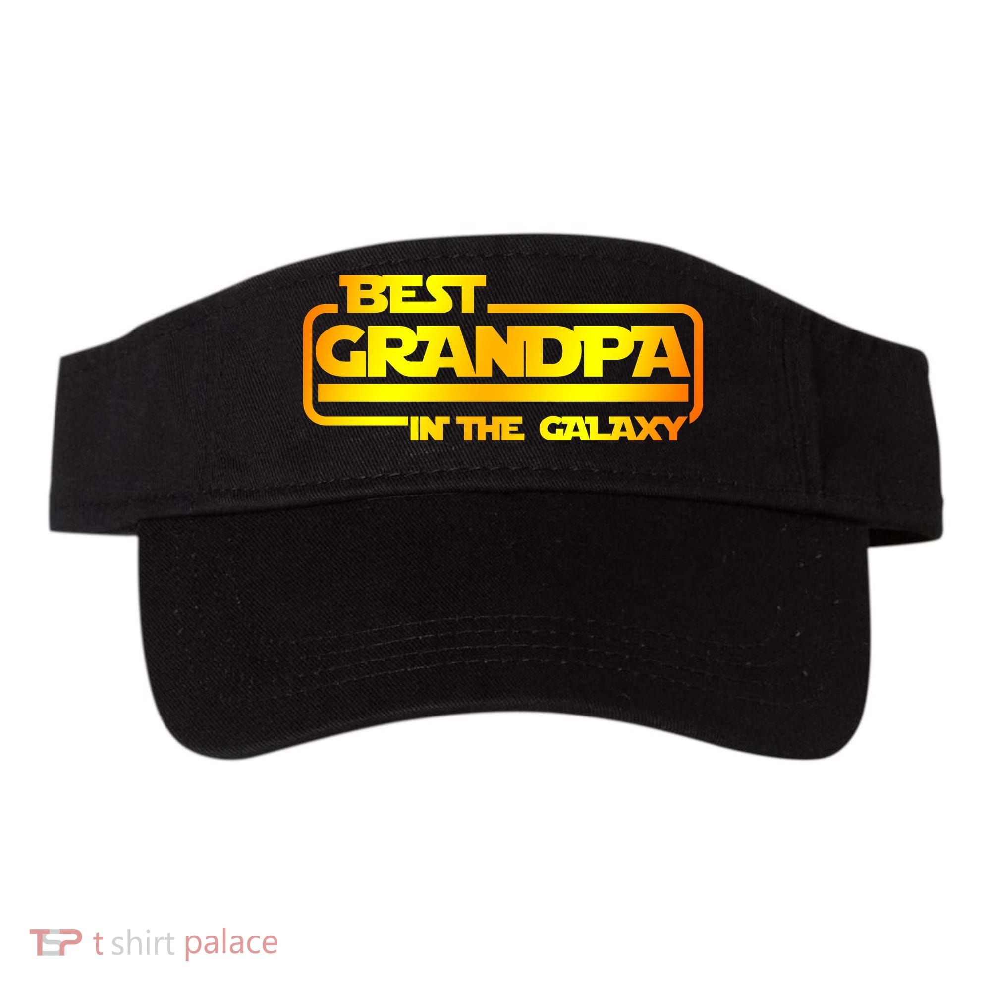 Best Grandpa In The Galaxy Funny Visor