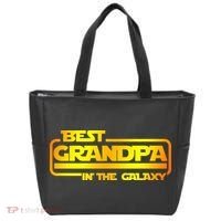 Best Grandpa In The Galaxy Funny Tote Bag thumb 0
