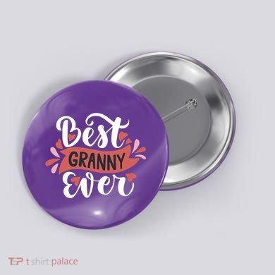 Best Granny Ever Hearts Button