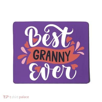 Best Granny Ever Hearts Mousepad