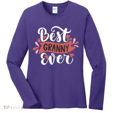 Best Granny Ever Hearts Women's Long Sleeve Shirt
