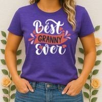 Best Granny Ever Hearts Women's T-Shirt thumb 2