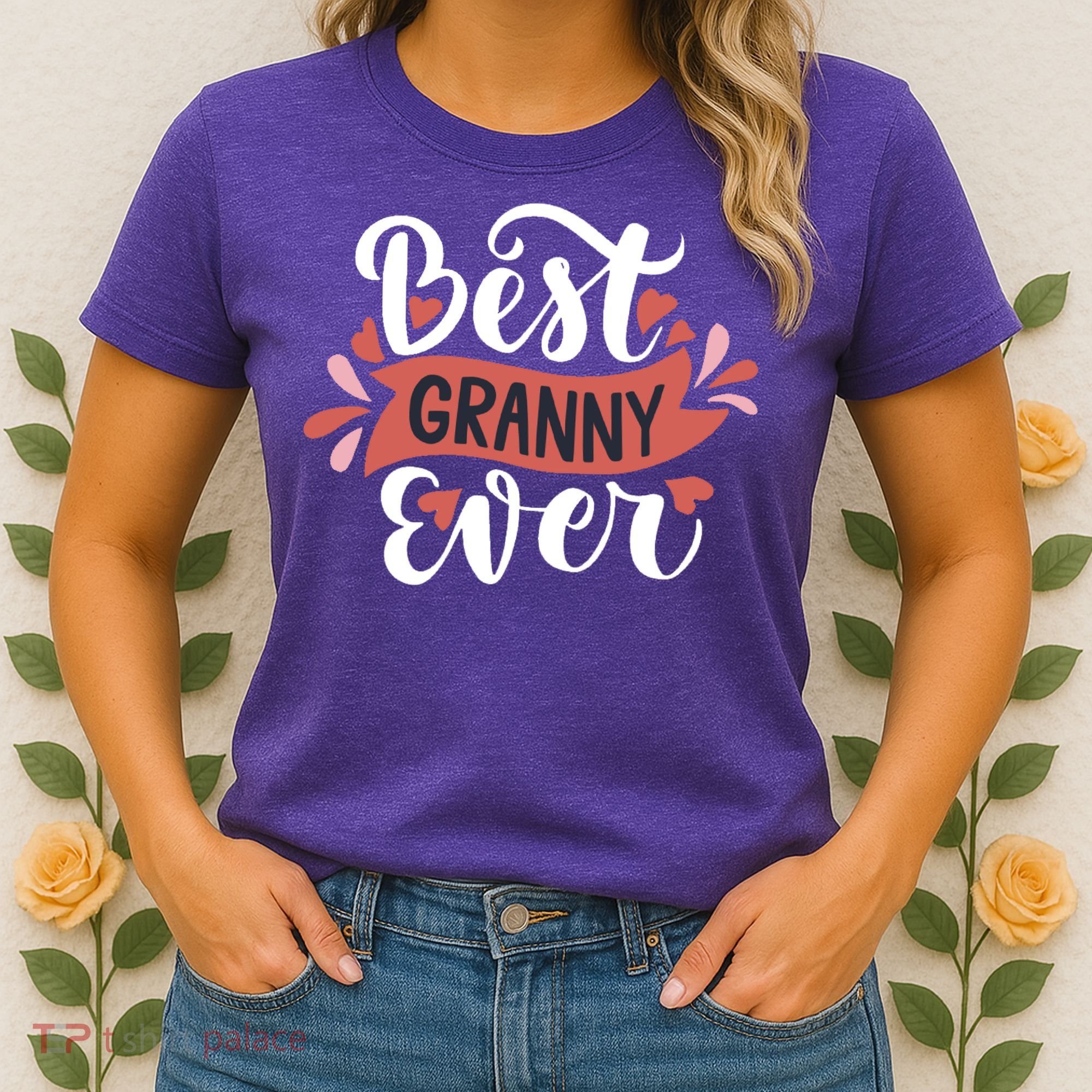 Best Granny Ever Hearts Women's T-Shirt