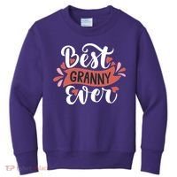 Best Granny Ever Hearts Kids Sweatshirt thumb 0