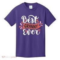 Best Granny Ever Hearts Kids T-Shirt thumb 0