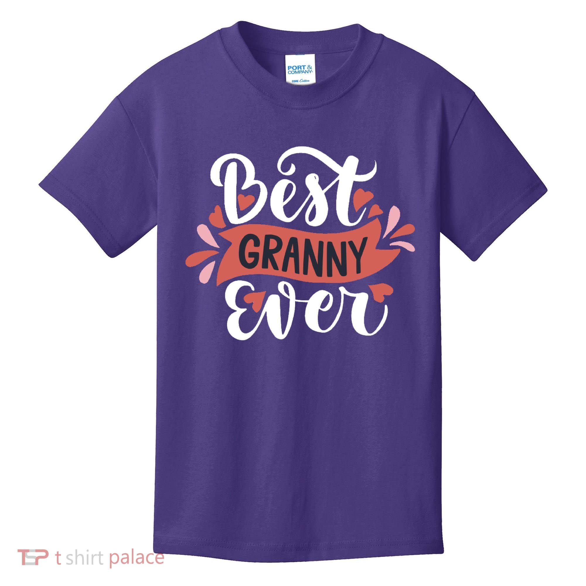 Best Granny Ever Hearts Kids T-Shirt