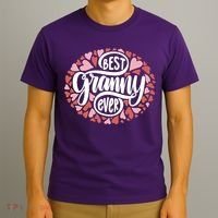 Best Granny Ever Loving Grandmother T-Shirt thumb 3
