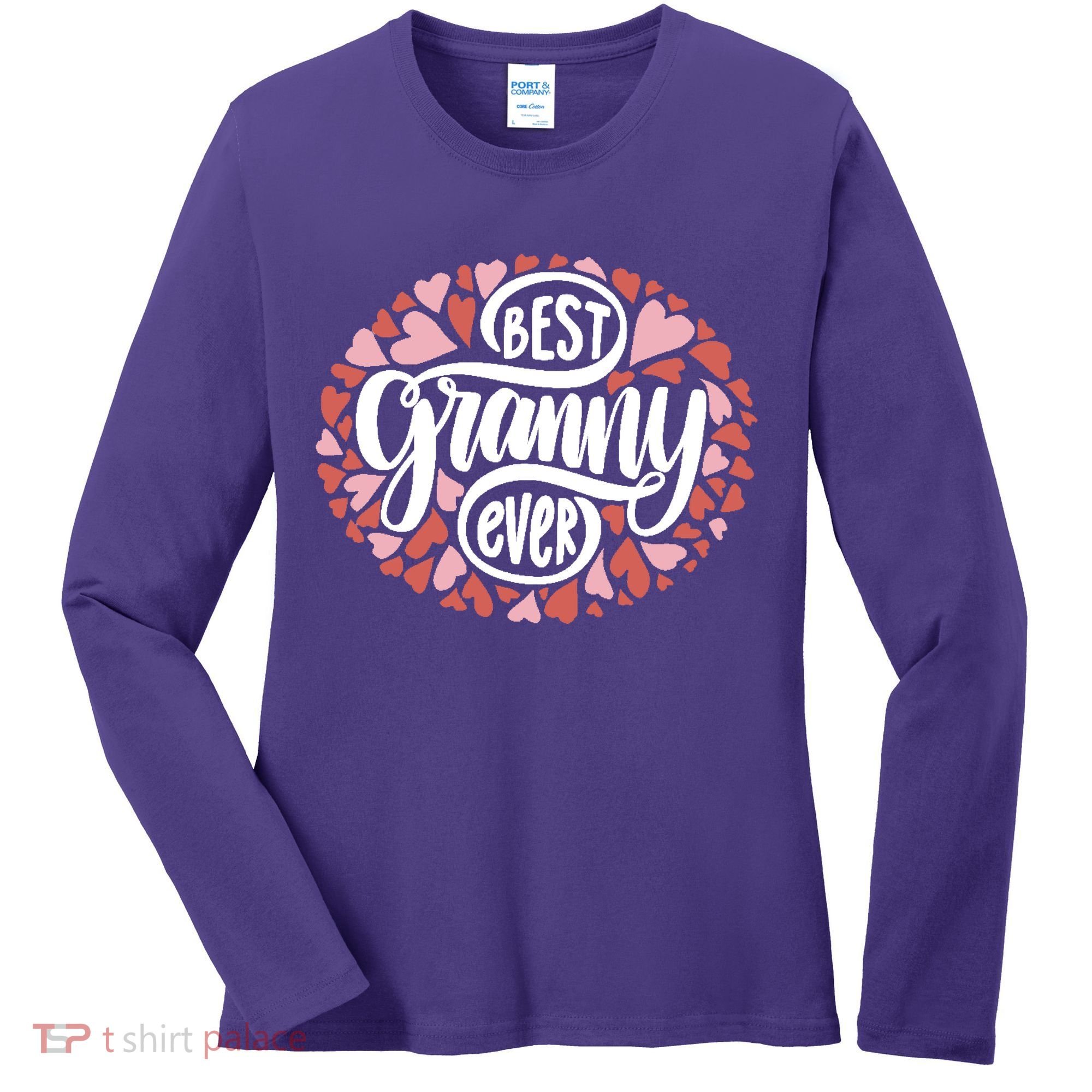 Best Granny Ever Loving Grandmother Women's Long Sleeve Shirt