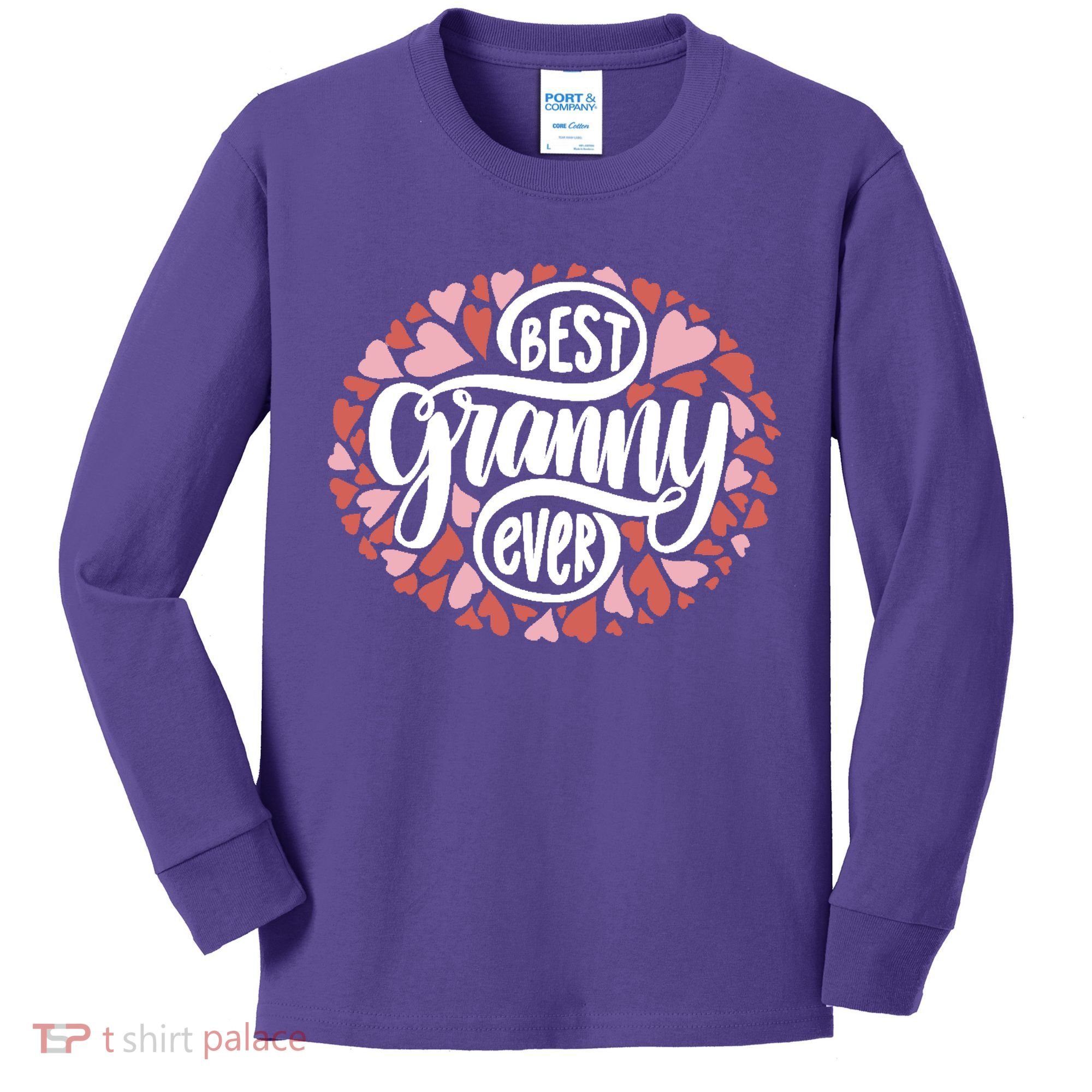 Best Granny Ever Loving Grandmother Kids Long Sleeve Shirt