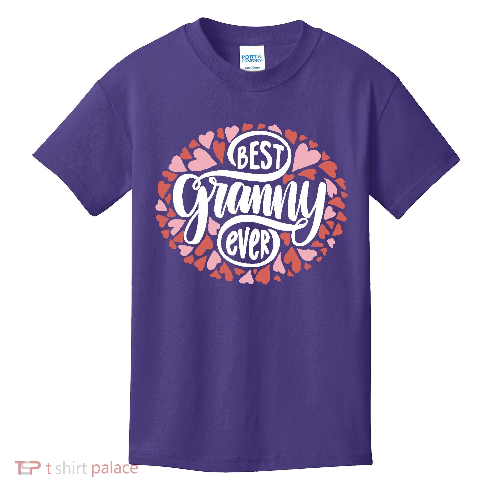 Best Granny Ever Loving Grandmother Kids T-Shirt