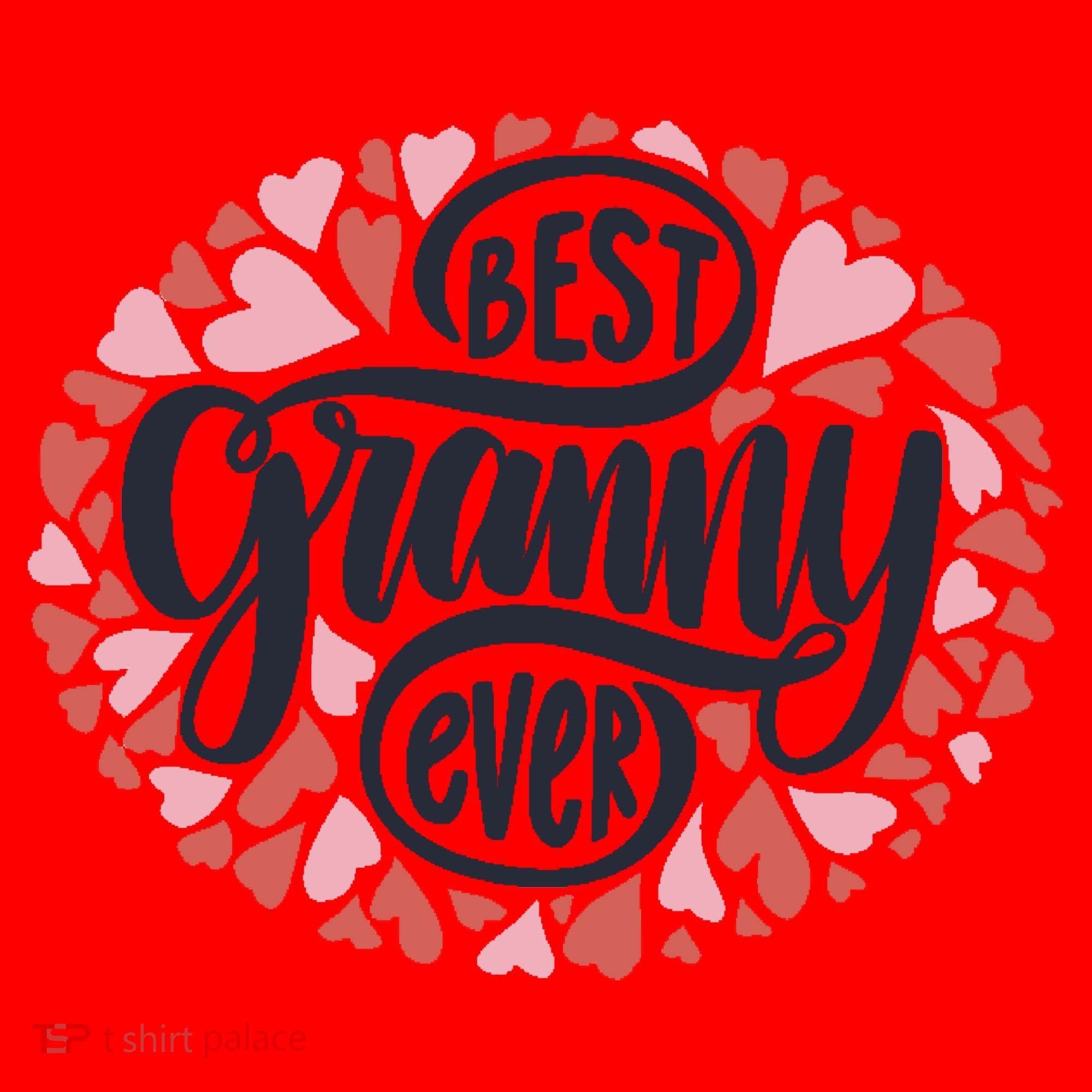 Best Granny Ever Loving Grandmother Santa Hat