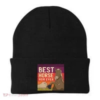 Best Horse Mom Ever Beanie thumb 0