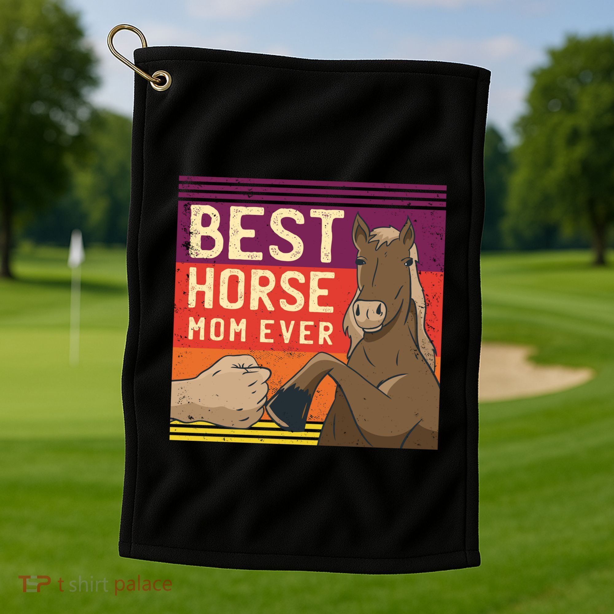 Best Horse Mom Ever Golf Towel