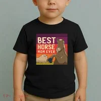 Best Horse Mom Ever Toddler T-Shirt thumb 2