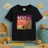 Best Horse Mom Ever Toddler T-Shirt thumb 3