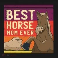 Best Horse Mom Ever Women's T-Shirt thumb 6