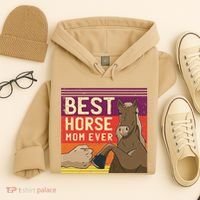 Best Horse Mom Ever Hoodie thumb 4