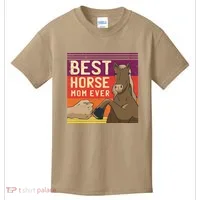 Best Horse Mom Ever Kids T-Shirt thumb 0