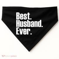 Best Husband Ever USA-Made Doggie Bandana thumb 0