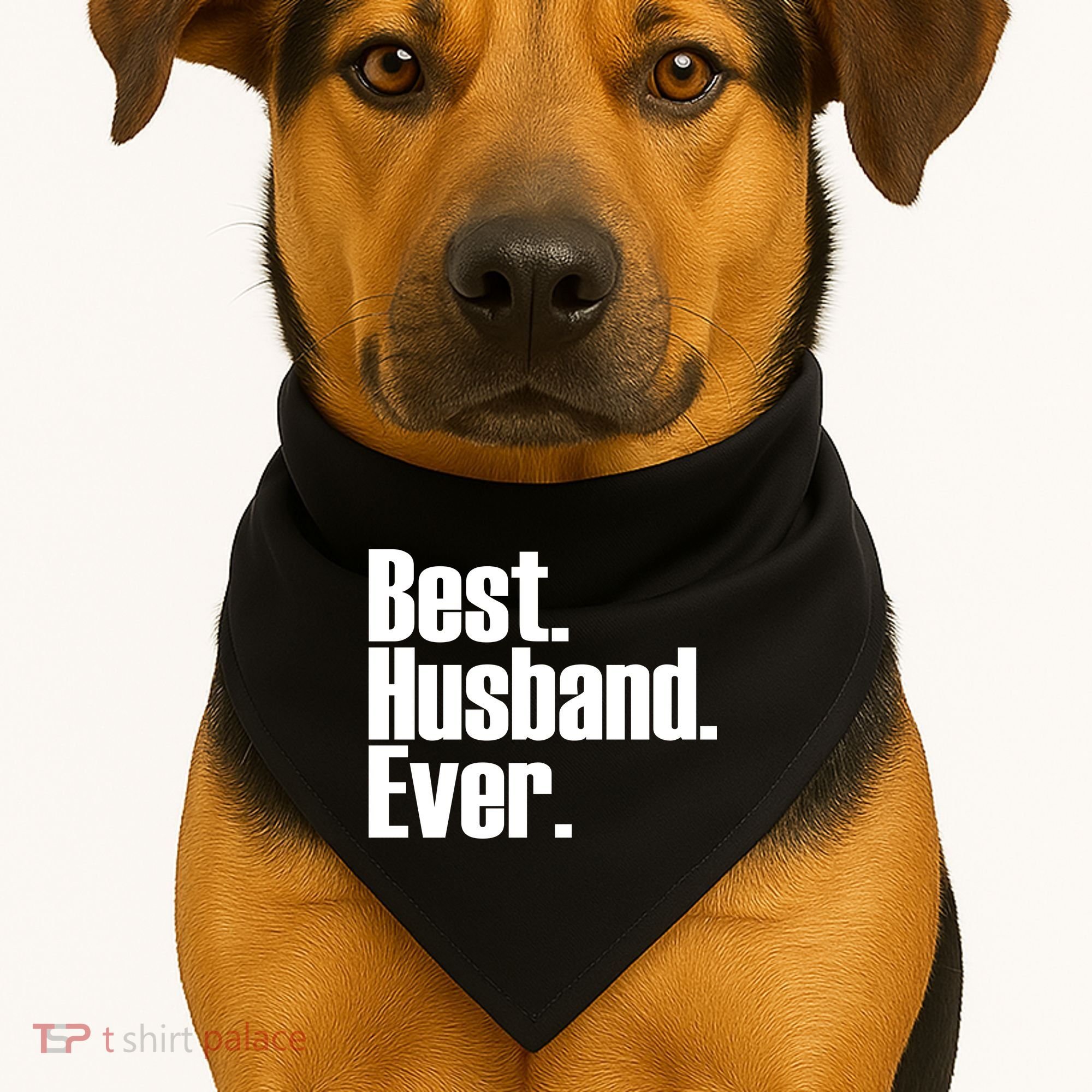 Best Husband Ever USA-Made Doggie Bandana