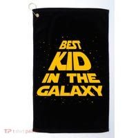 Best Kid In The Galaxy Golf Towel thumb 0