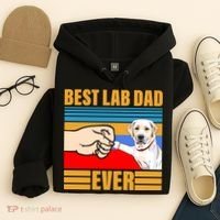 Best Lab Dad Ever Hoodie thumb 4