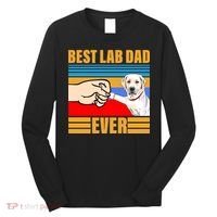 Best Lab Dad Ever Long Sleeve Shirt thumb 0