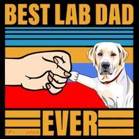 Best Lab Dad Ever Long Sleeve Shirt thumb 2