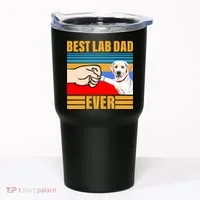 Best Lab Dad Ever Tumbler thumb 0
