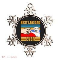 Best Lab Dad Ever Ornament thumb 0