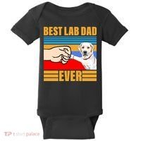 Best Lab Dad Ever Baby Bodysuit thumb 0