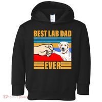 Best Lab Dad Ever Toddler Hoodie thumb 0