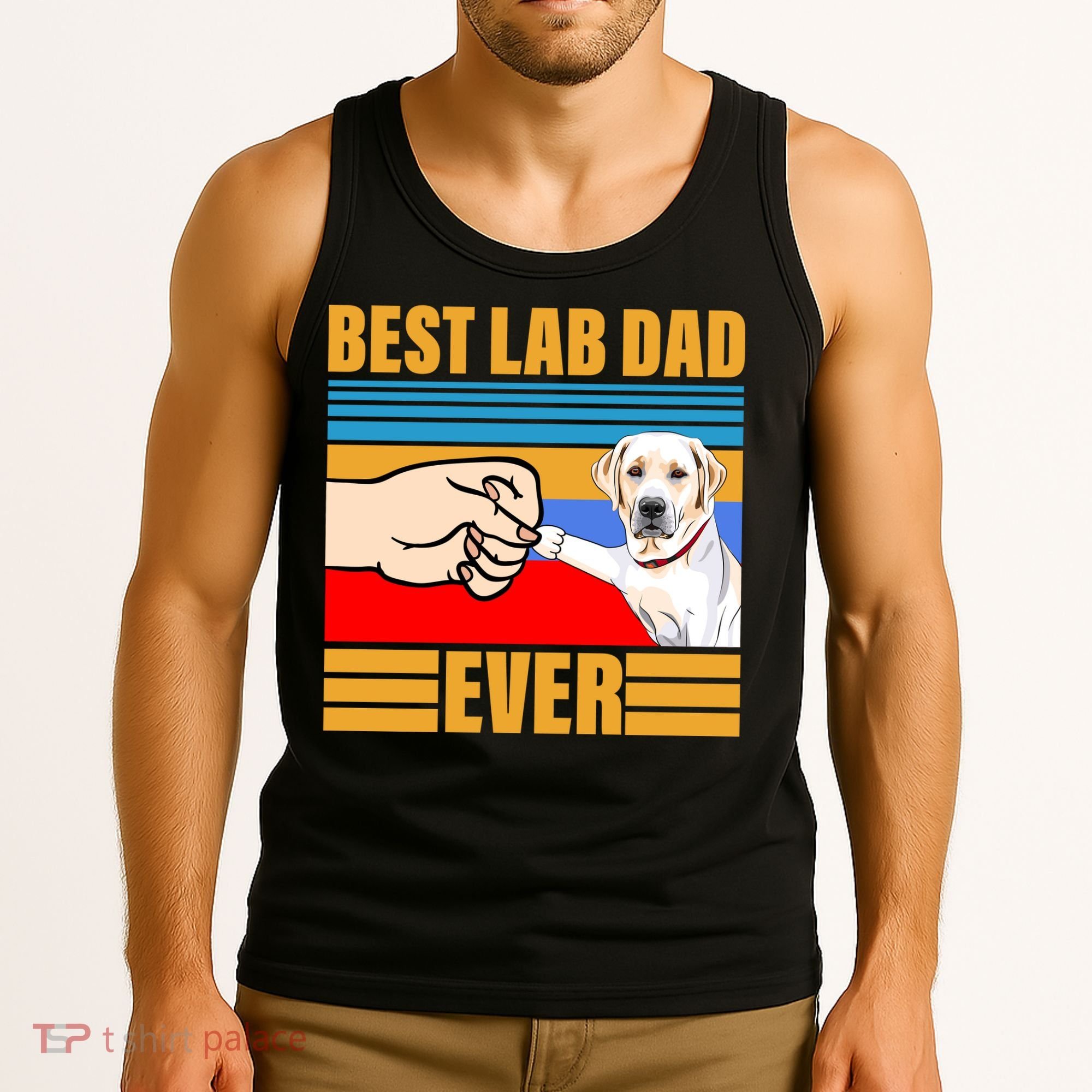 Best Lab Dad Ever Tank Top