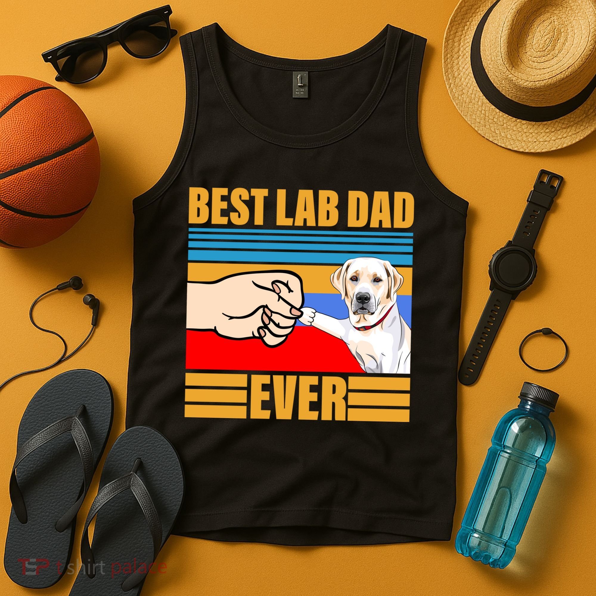Best Lab Dad Ever Tank Top