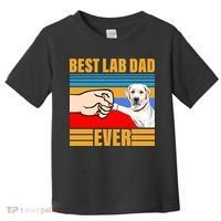 Best Lab Dad Ever Toddler T-Shirt thumb 0