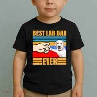 Best Lab Dad Ever Toddler T-Shirt thumb 2